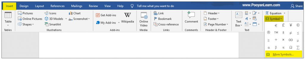 ویراستای با word - نیم فاصله در ورد