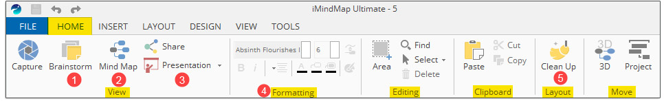رسم نقشه ذهنی با imindmap